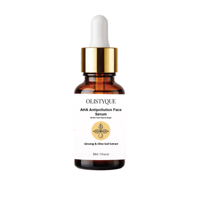 Olistyque AHA Antipollution Face Serum bottle 